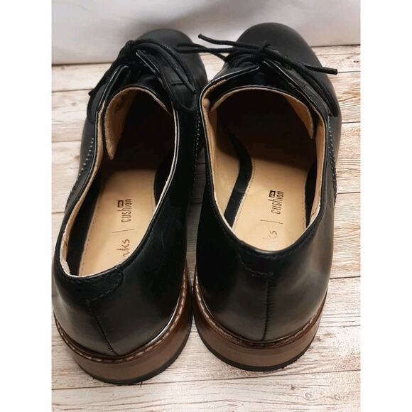 Clarks Ellis Scarlett Black Derbys Women's Size 7.5 Used - Picture 12 of 12